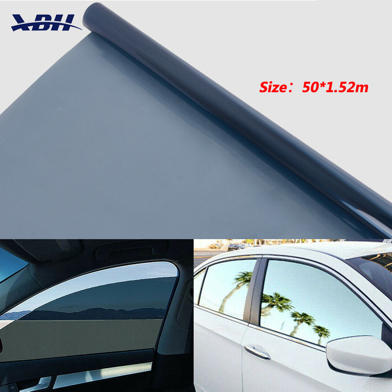 Black Blue Car Window Foils Tint Tinting 3m Films 5% VLT Heat & UV Block Window Adhesive Film for Car Home Window Glass Sticker