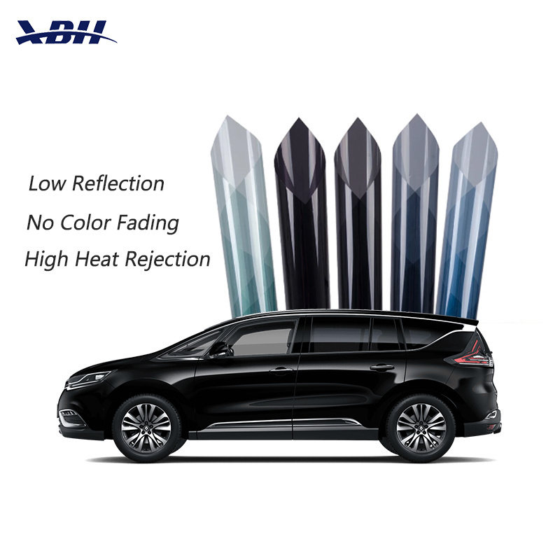 Black Blue Car Window Foils Tint Tinting 3m Films 5% VLT Heat & UV Block Window Adhesive Film for Car Home Window Glass Sticker