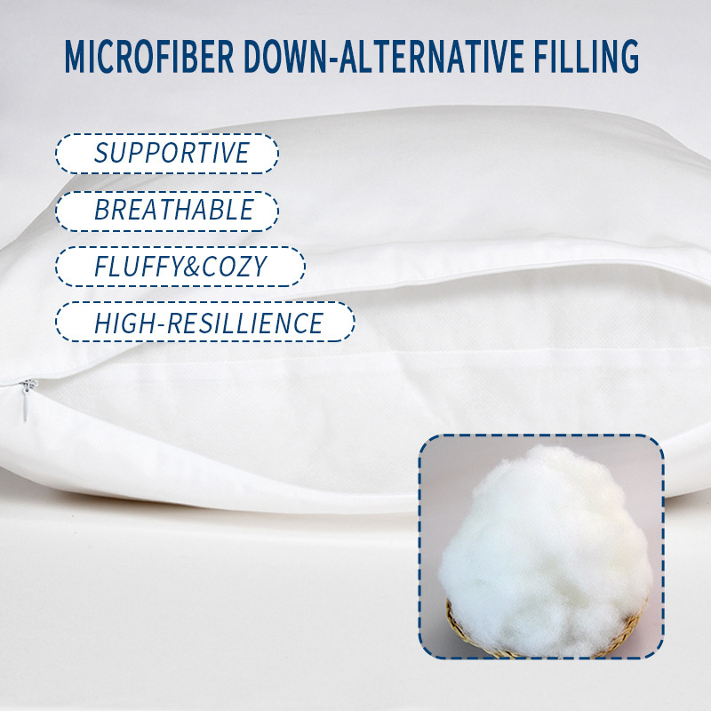 Throw Pillow Inserts Stuffer with Premium Polyester Micro Fiber Decorative for Bed Couch and Sofa White