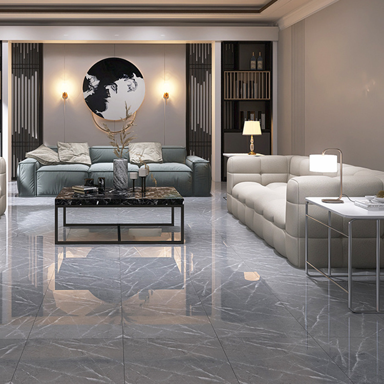 High Quality Construction Materials Porcelain Polished Glazed Non Slip Floor Tiles 60x60 For Living Room With Cheap Price