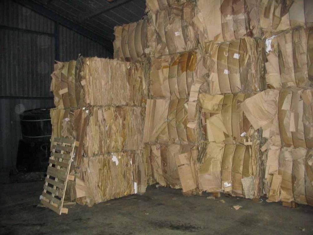 High quality recycling grade paper scraps - OCC - NCC - Old corrugated carton scrap - Waste cardboard scrap...