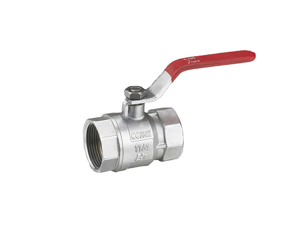 Manufacture ball valve threaded brass water cw617n ball valve with level handle 1/2 inch - 4 inch FF/ brass ball valve