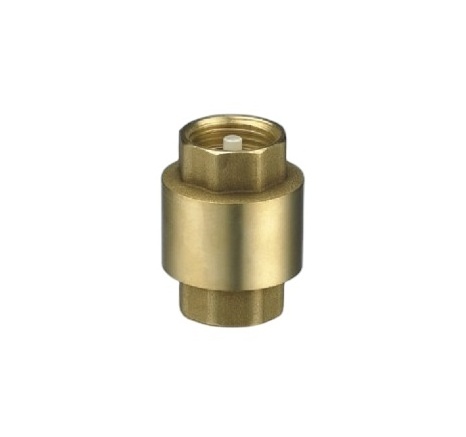 Vertical washer Brass 11/ 4 inch check valve price Water Spring swing one way Check Valve