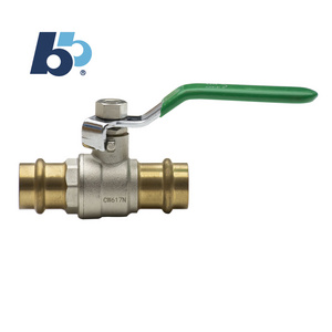 BH Durable CW617N 1/2 4 inch Press Ball Valve G thread Manual Ball Valve For High Temperature With High Quality