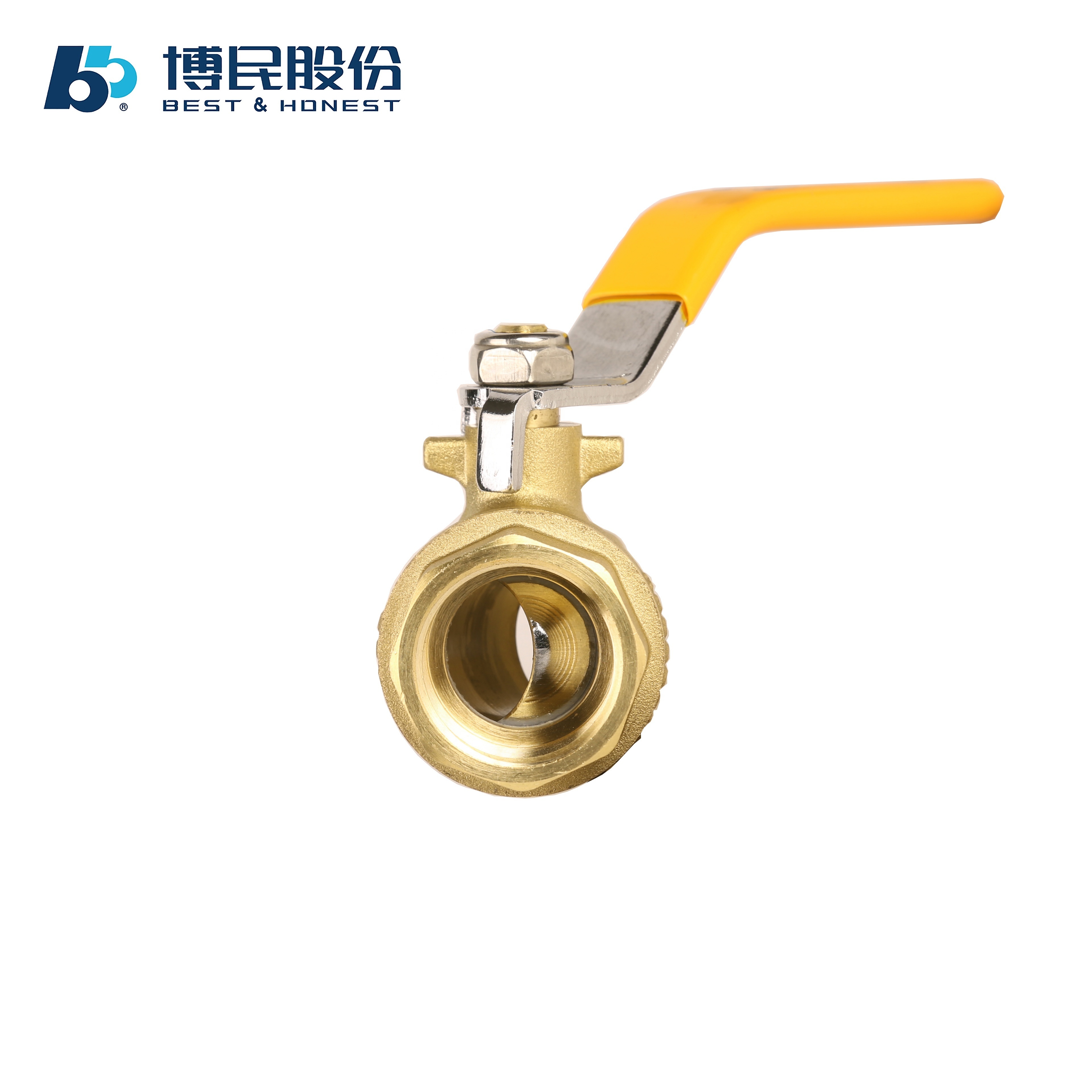 DN19 Full Bore Port Npt Thread Brass Gas Ball Valve and Fittings Manufacture