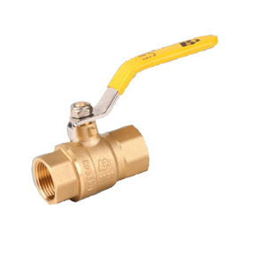 DN19 Full Bore Port Npt Thread Brass Gas Ball Valve and Fittings Manufacture