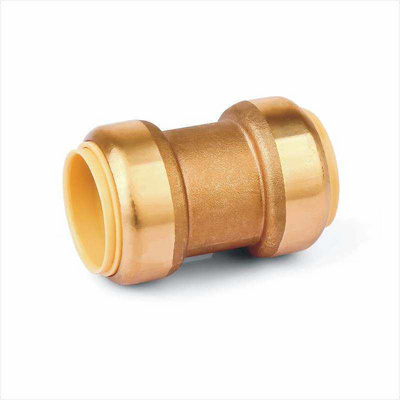 BH Lead Free Brass Plumbing Push Fitting 1/2" Coupling Quick Connect Pex Push Fit In Fittings For Pex Pipe