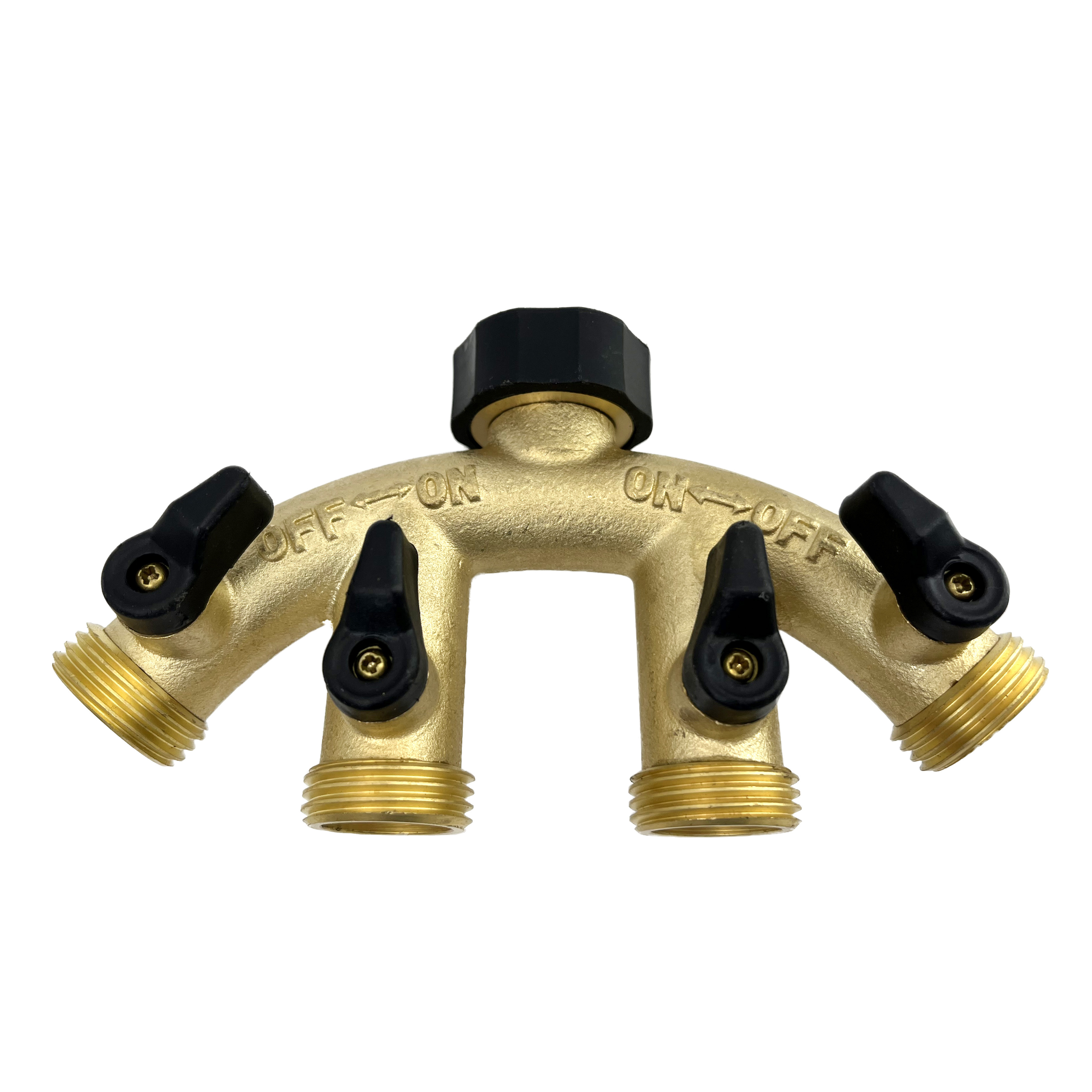 Factory price  4 Way Garden water tap connector water hose splitter