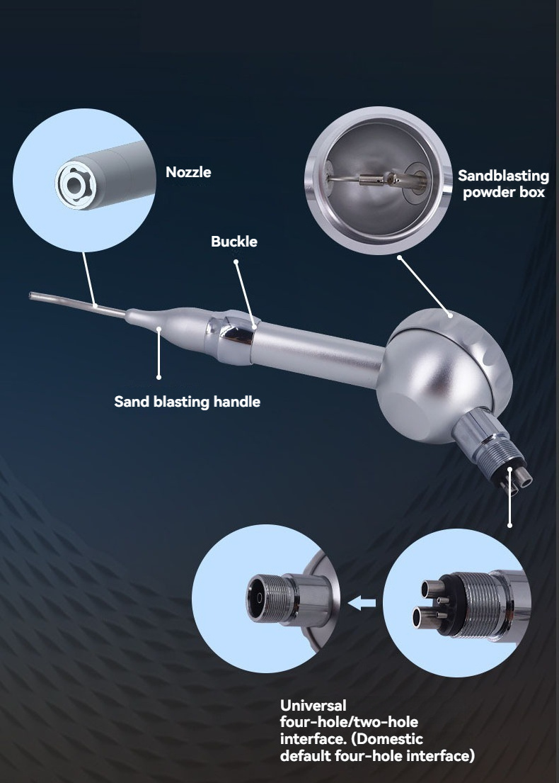 Air Prophy 2/4 Holes Unit Teeth Polishing Machine For Teeth Cleaning Whitening Air Water Jet Dentistry