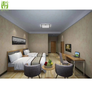 Ramada wyndham hotel guest room furniture commercial hotel bedroom furniture set wholesale