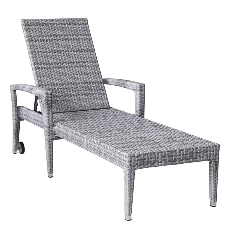 Modern Design Aluminum outdoor Daybed sun lounger bed garden furniture