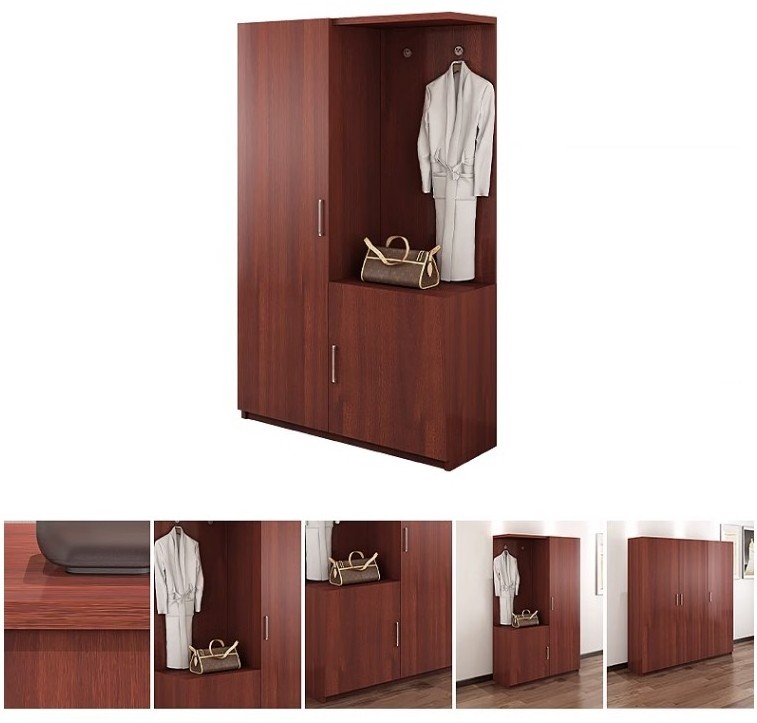 Modern Design with Drawers Bedroom Furniture Wall Design Wooden Wardrobe Cabinet