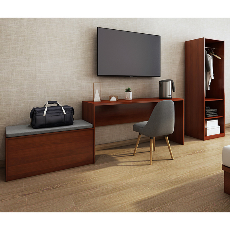 Modern minimalist desk for home bedroom study desk u-leg with Storage for tv cabinet for hotel  bed room use