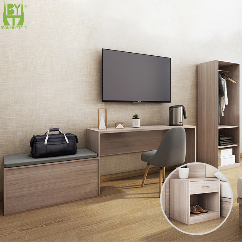 Modern minimalist desk for home bedroom study desk u-leg with Storage for tv cabinet for hotel  bed room use