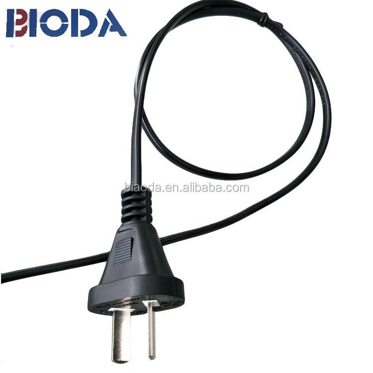 2 pin eu plug high quality 250V 10A IRAM Argentina AC Power Cord extension plug extension cord reel uk type 10/4 cord