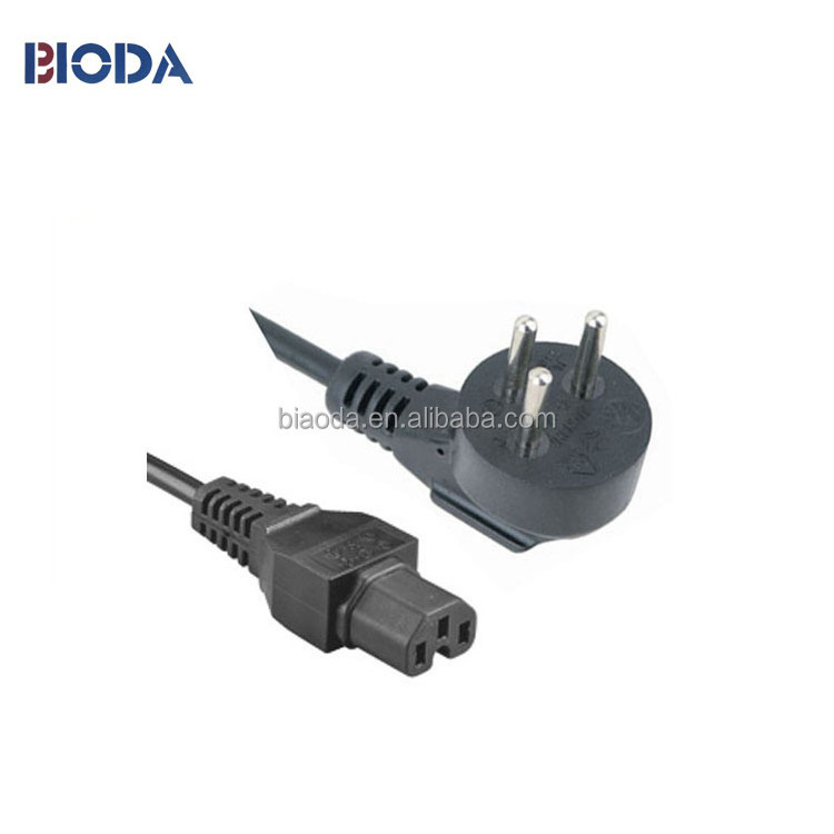 10A/250V H05VV-F 3*0.75mm2 female power cord cable ends,3 pin plug