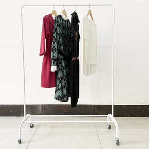 Metal Clothes Garment Coat Rack with Bottom Shelf  Houseware Clothing Garment Rack