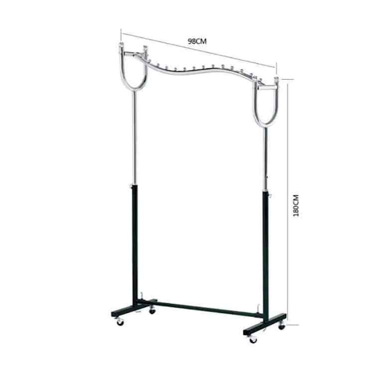 Simple Clothing Rack Y Shape Garment Rack with boards