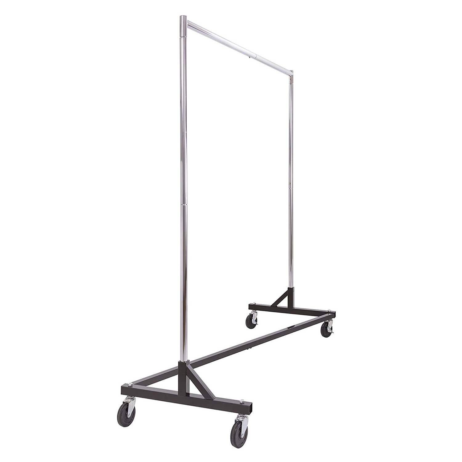 Z Base Garment Rack Heavy Duty Rolling Clothing Rack