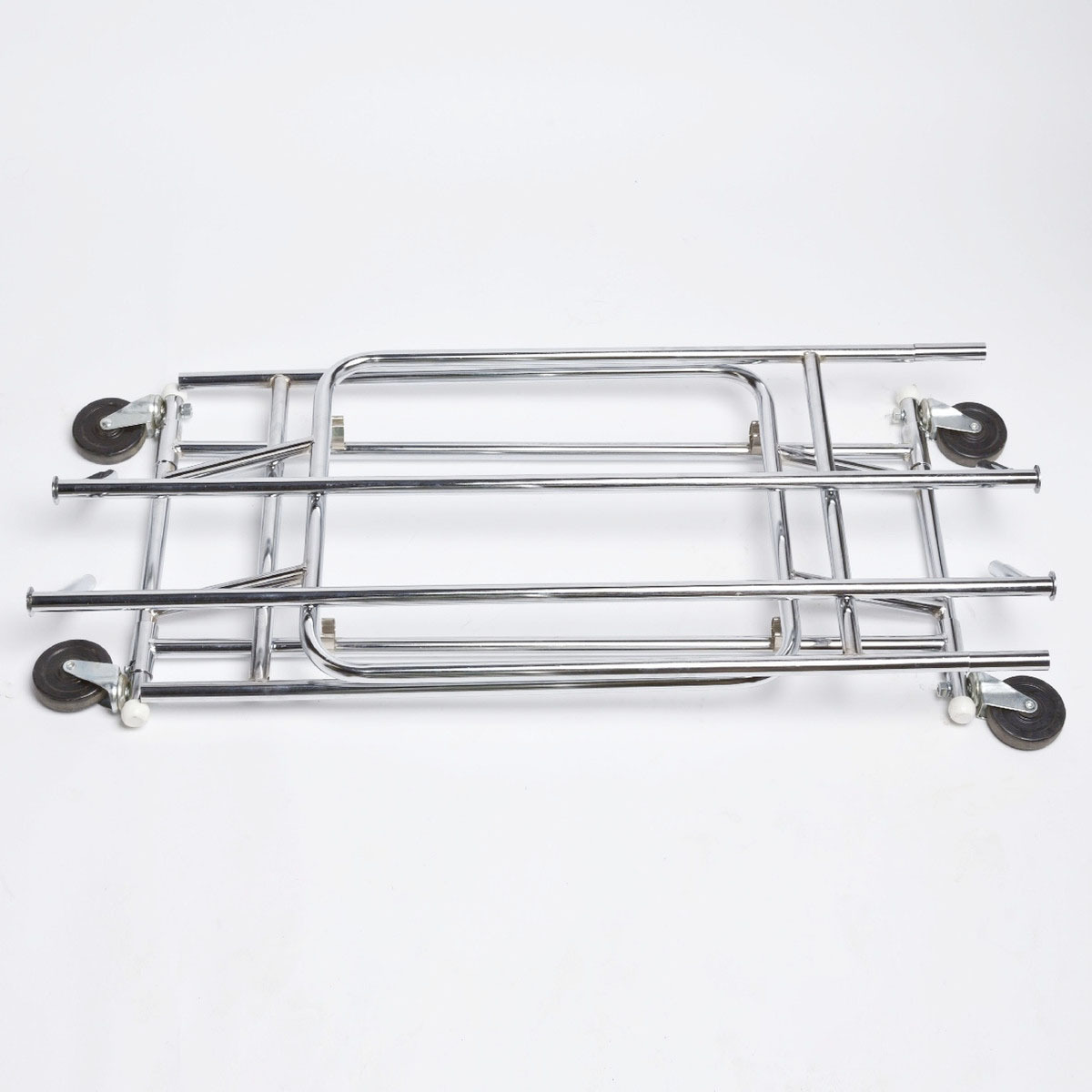 Commercial Clothing Garment Rack Rolling Collapsible Rack Hanger Holder Heavy Duty Double Rail Clothes Rack