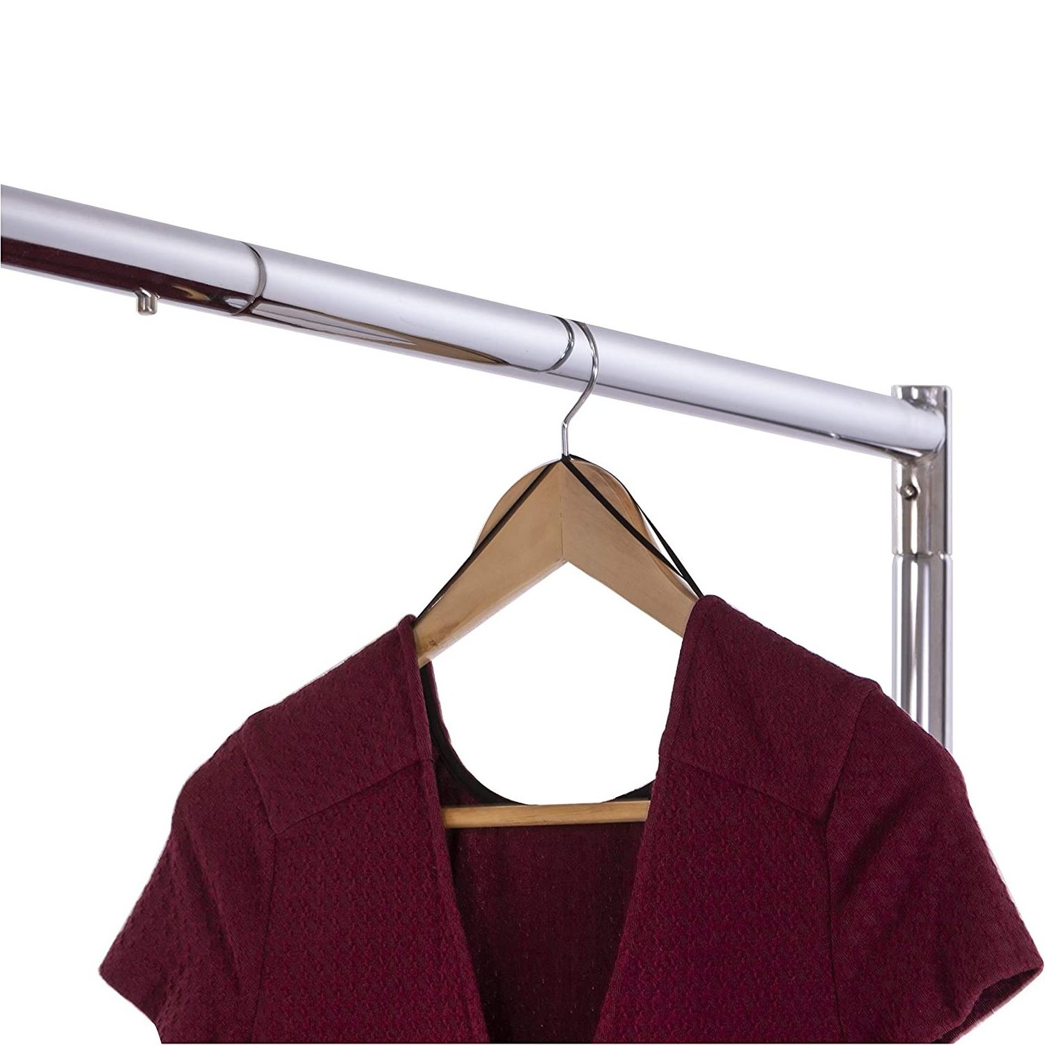 Commercial Garment Rack Z Rack Industrial Style Rolling Clothes Rack,  Heavy Duty