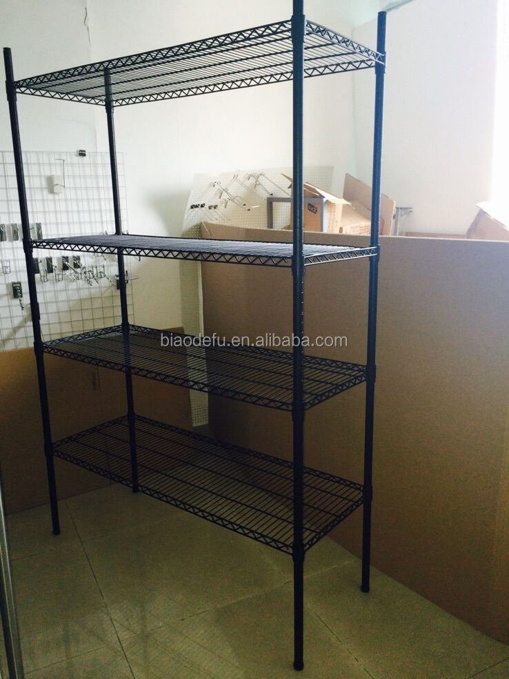 Factory supply Metal Wire mesh storage rack display Shelf