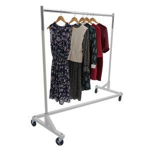 Z Base Garment Rack Heavy Duty Rolling Clothing Rack