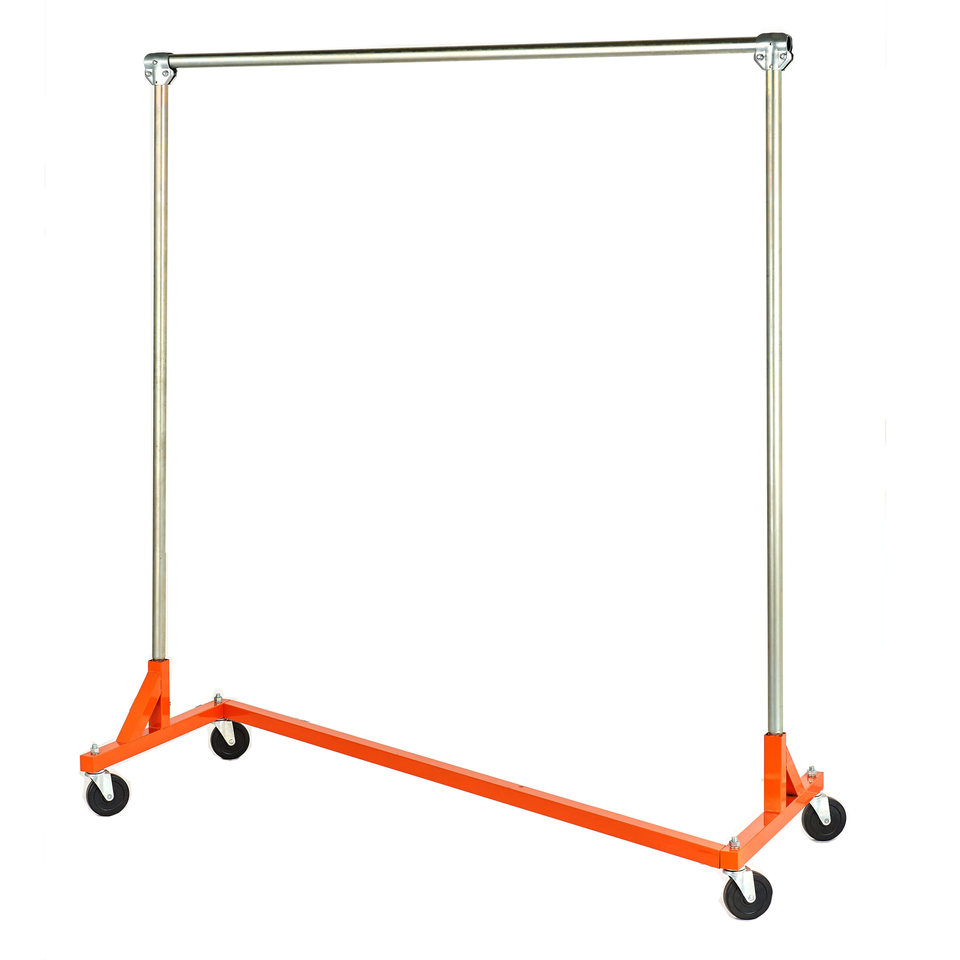 Z Base Garment Rack Heavy Duty Rolling Clothing Rack