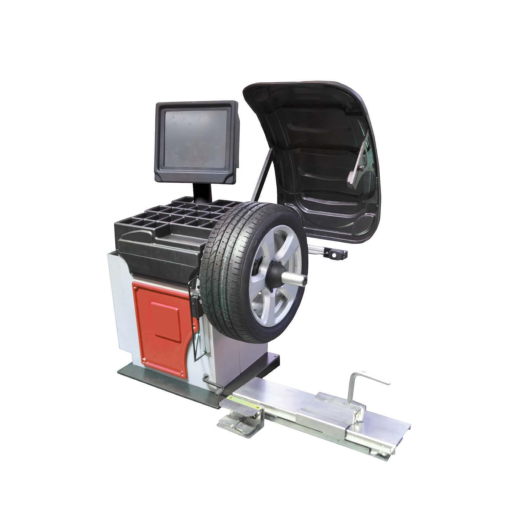 Factory Computer Wheel Balance Car/Motorcycle Tire Wheel Balancing Machine