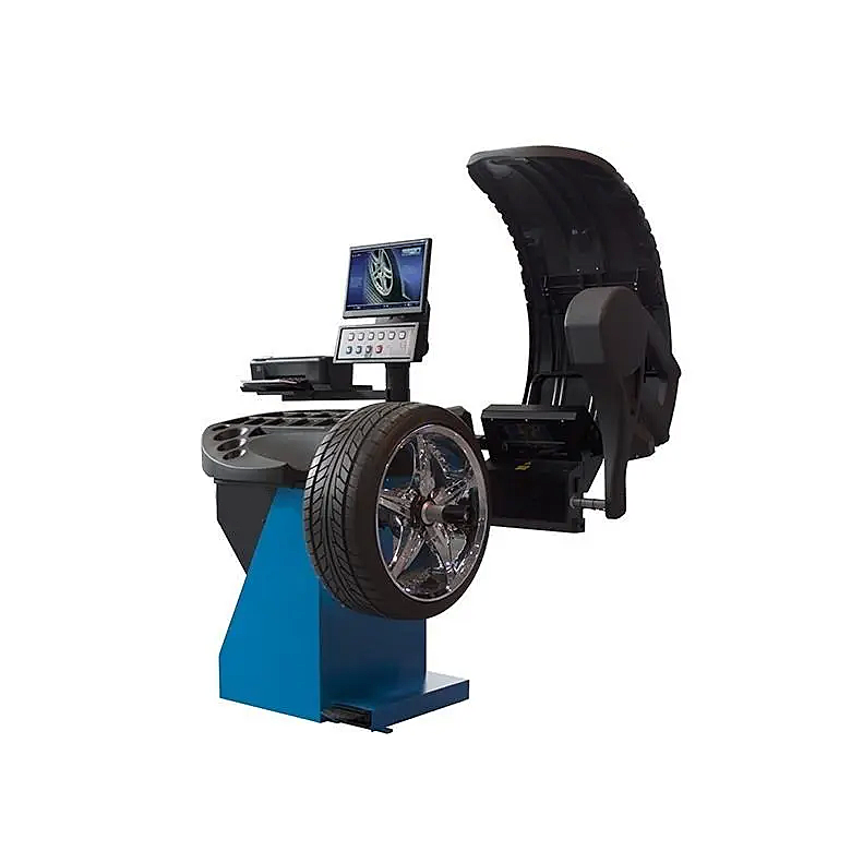 Factory Computer Wheel Balance Car/Motorcycle Tire Wheel Balancing Machine