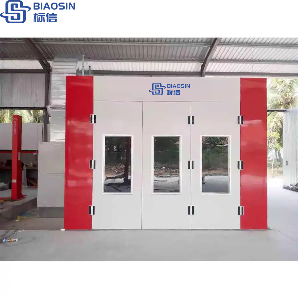 China JZJ-9400 car paint room/auto spray painting booth oven