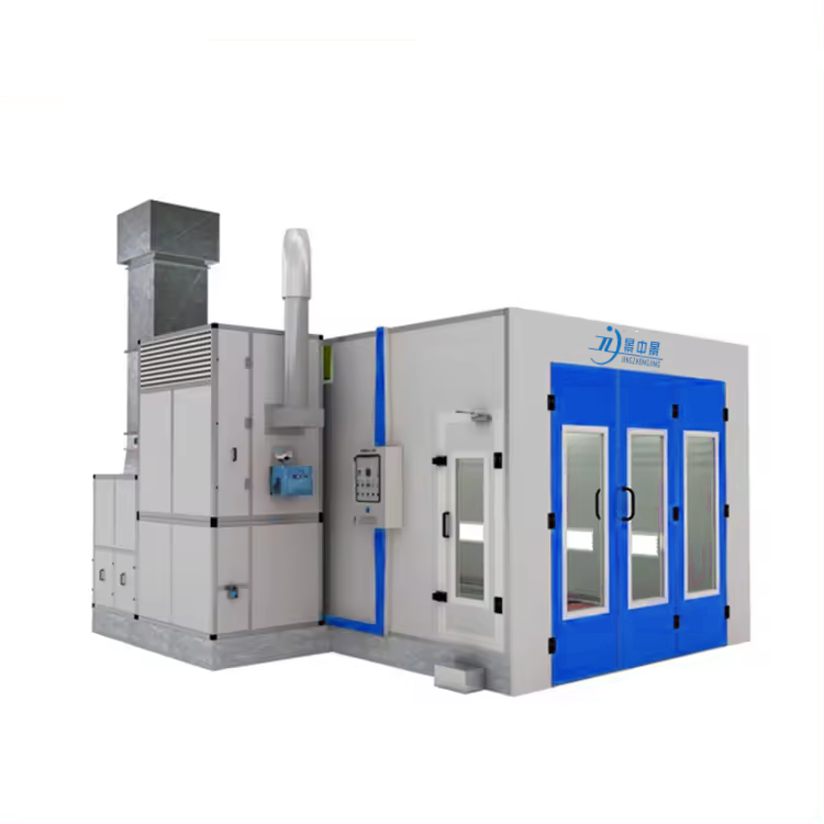 CE Industrial grade chrome machine automotive booth spray oven painting and drying chamber car paint oven spray booth