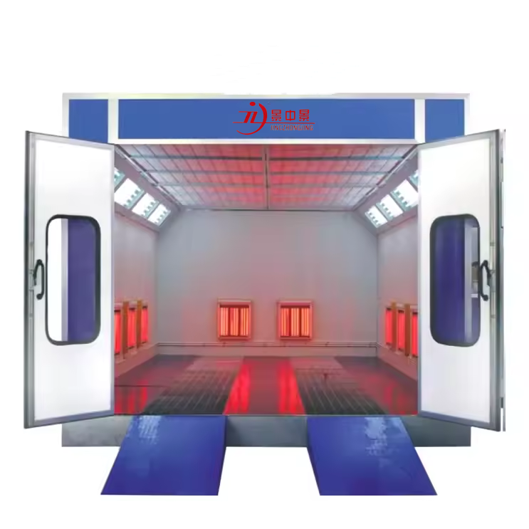 CE Industrial grade chrome machine automotive booth spray oven painting and drying chamber car paint oven spray booth