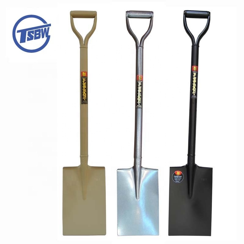 1.5kg S512  heavy duty all kinds of garden farming flat garden square mouth steel spade