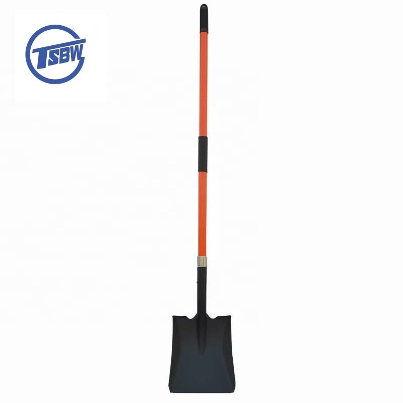 Wholesale farming Agricultural Tool Garden steel flat mouth metal handle Shovel