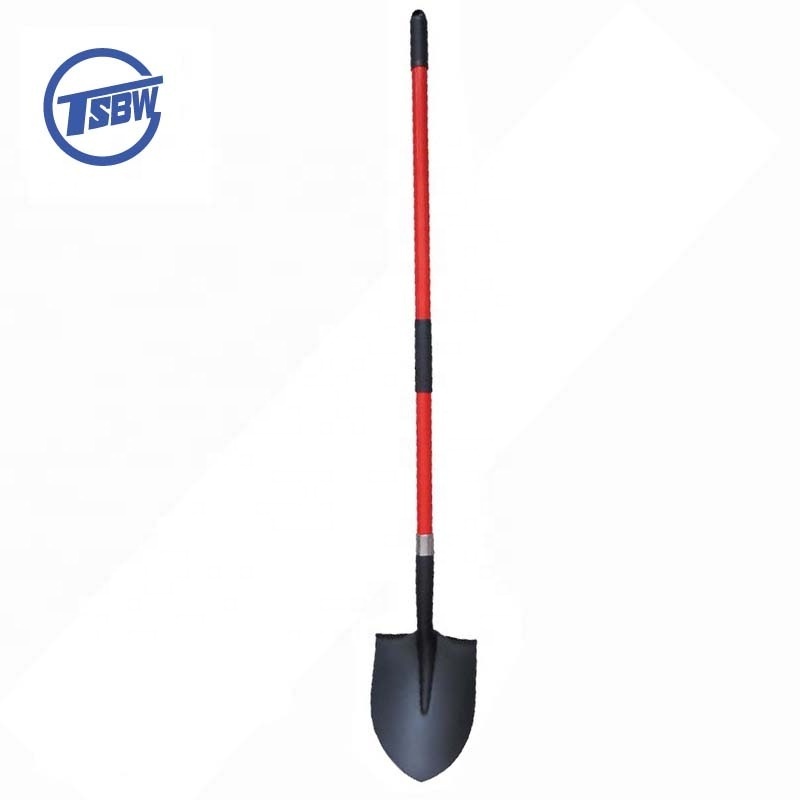 Wholesale farming Agricultural Tool Garden steel flat mouth metal handle Shovel