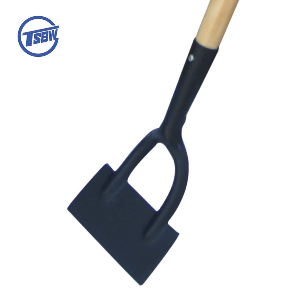 Long wooden handle steel metal garden farming digging hoe