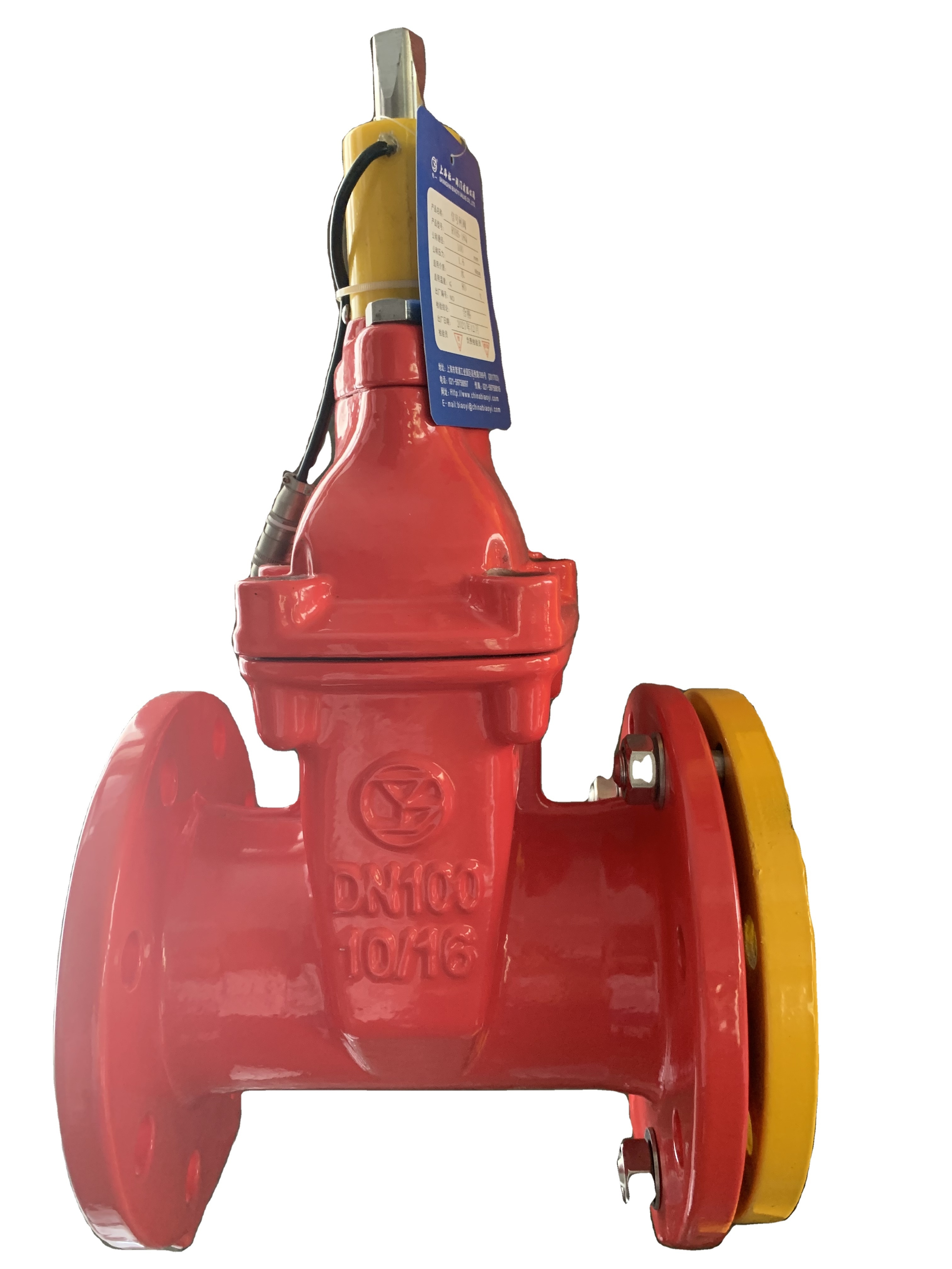 hot selling factory manufacture RVHS-16Q production line fire groove signal control gate valve