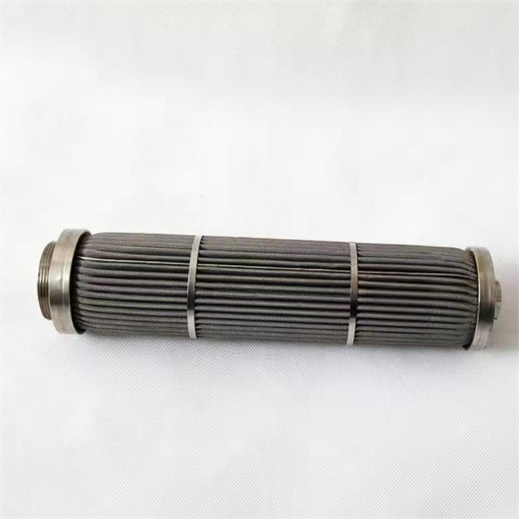 Pleated filter cartridge /stainless steel 5 micron cartridge filter