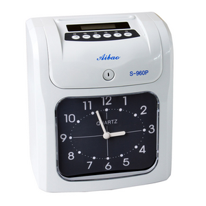 punch card date stamp time recording attendance machine