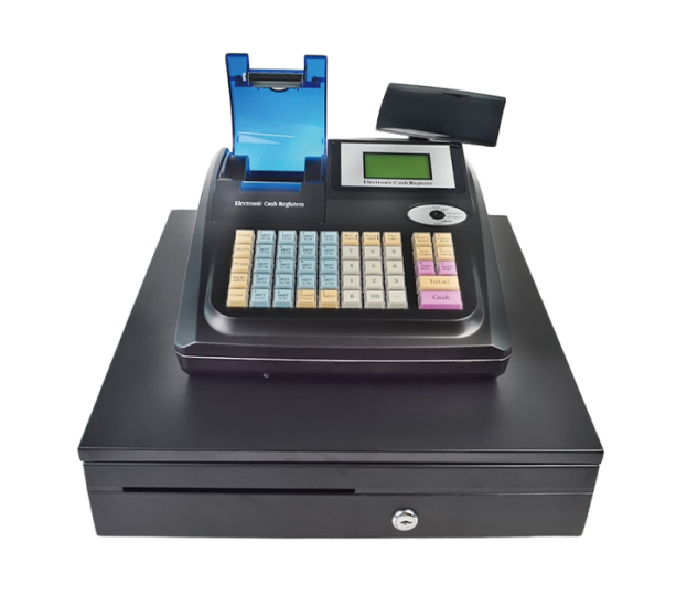 58mm printer supermarket electronic cash register machine with cash drawer/retail shop electronic cash register machine