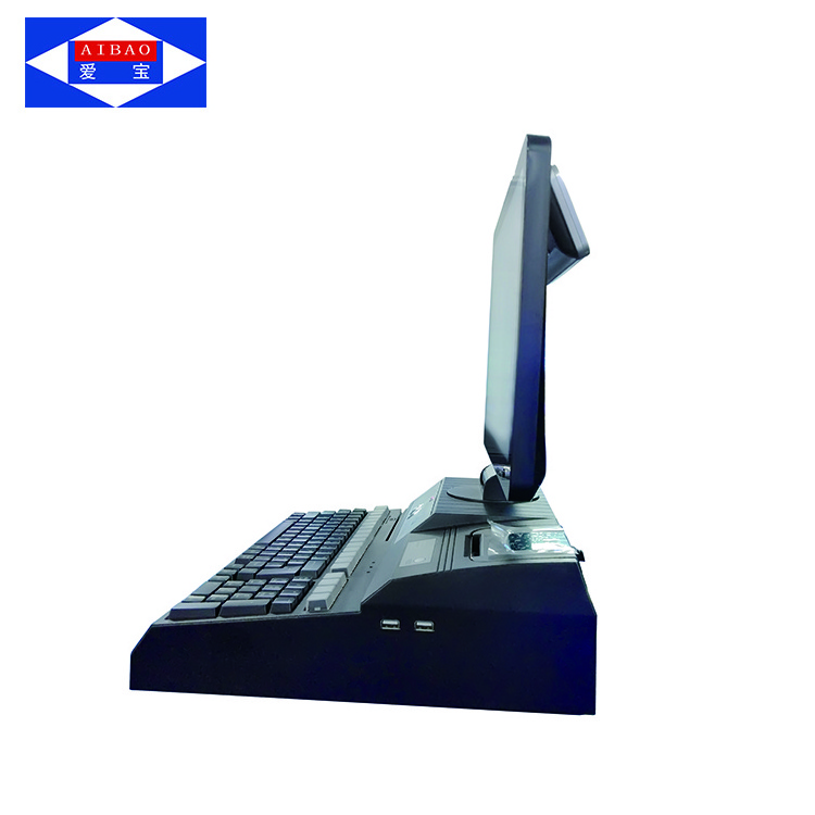 15.6 inch 58mm printer Pos machine price support windows system for supermarket/reataurant with cash box