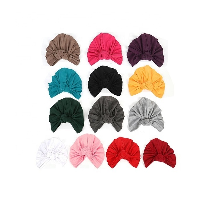 New ins fashion women female turban knot cotton muslim hat