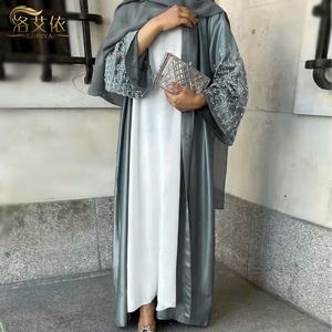 Bicomfort Manufacturer Turkey Modest Dubai Abaya Luxury Abaya with Handmade Beads Women Muslim Dress