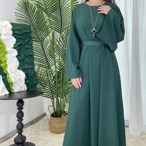 Bicomfort 2024 Wholesale High Quality Maxi Long chiffon Sleeve Middle East Arabic Islamic Clothing Robe Women Modest Abaya