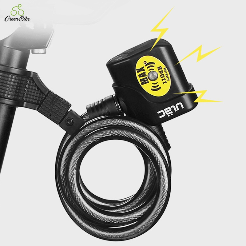 Hot Sell Motorcycle Disc Bicycle Alarm Lock Anti Theft Security Lock Electric Bike Scooter Wheel Disc Brake Alarm Lock