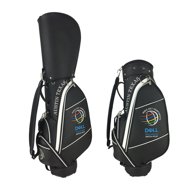 BID GOLF Custom Logo OEM Pink White 8.5inch 9inch PU Cart Bag Caddiebag Golf Bags For Ladies