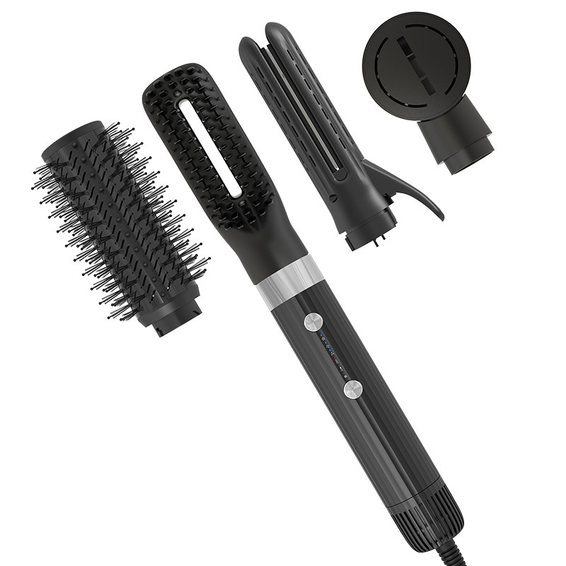 BLDC Hair Dryer hair 1200w hot air brush 5 in 1 hair dryer brush with 5 interchangeable head