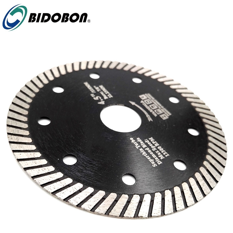 BIDOBON High Performance  Hot Pressed Turbo Diamond Saw Blade Cutting Disc for Granite Quartz Stone Concrete