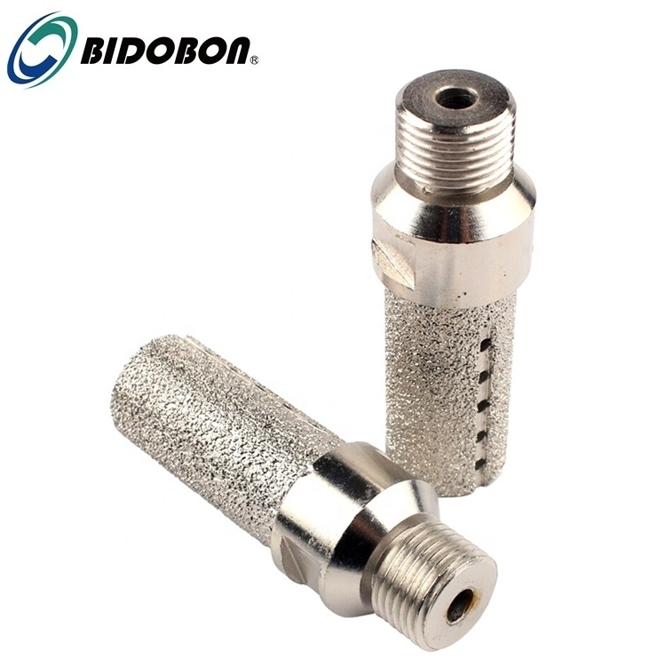 High Level CNC Vacuum Brazed Diamond Finger Bits with 1/2 gas thread